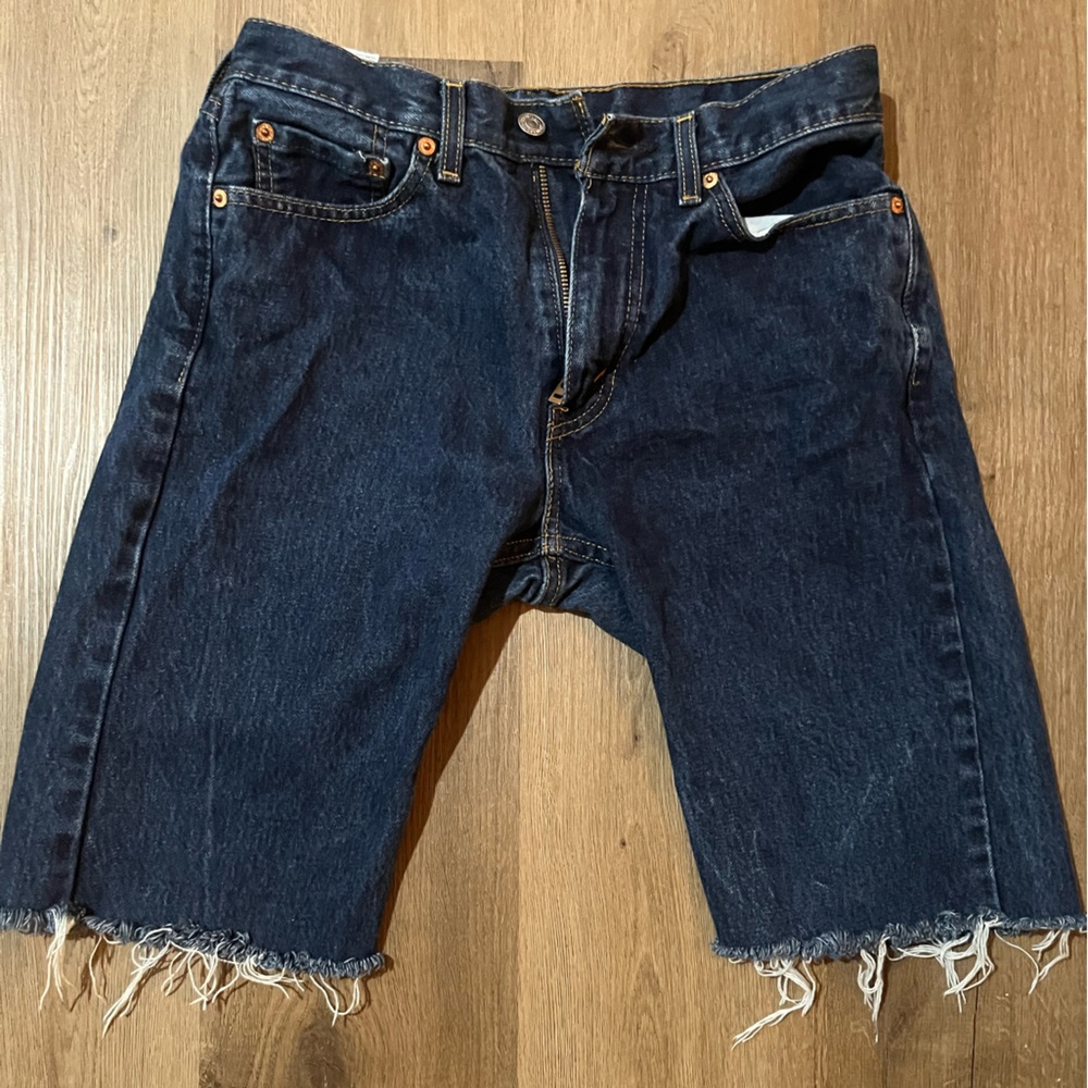 Men's Levi Denim Cut-Off Shorts